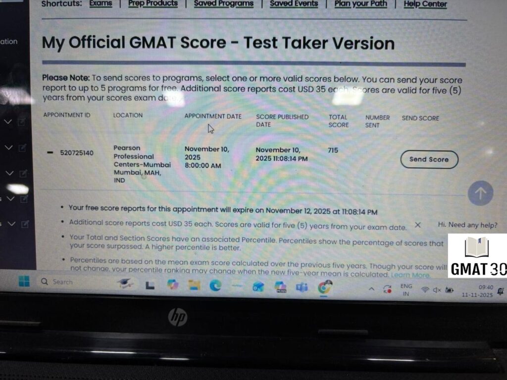 Ashutosh Gupta Score 715