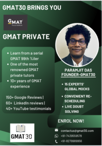 Paramjit Das GMAT30 Private Tutoring